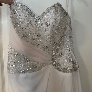 White Tiffany Designs dress